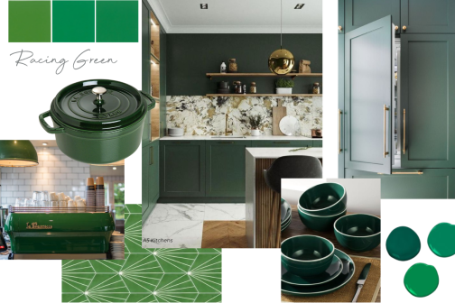 Racing Green Moodboard