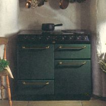 A old photograph of an early Farmhouse Range Cooker