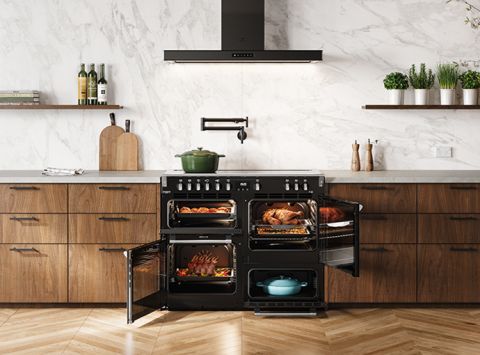 110cm induction black block